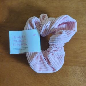 Monday's Made x Miki Rai Pink Scrunchie with Hidden Zipper Pocket